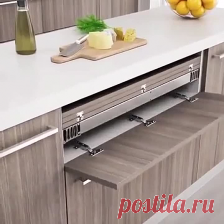 Компактный стол-трансформер для кухни
