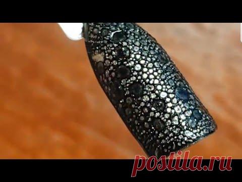 Новогодний дизайн ногтей 2020🔥🤩💅Отличное сочетание золота и черного👍