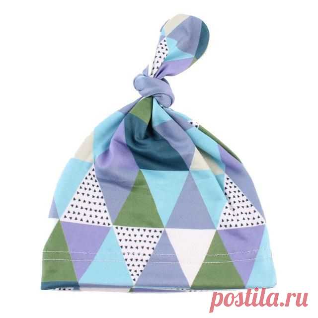 Whether your baby came home with a full head of hair or just a little fuzz, this trendy baby hat is a sweet accessory for any baby, and it's adjustable for ages 0-6 months. These hats are soft and cozy, sure to be the perfect fit your little one.  These 100% cotton hats are available in a variety of colors and patters for both boys and girls, and they make a wonderful gift that any mom would love.