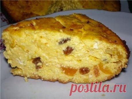 Самые вкусные рецепты: Запеканка c курагой и изюмом