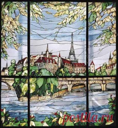 Витражи - окна в сказочные миры: идеи для творчества