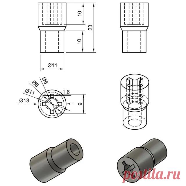 Муфта (втулка) для блендера Polaris (Полярис) PHB 0522 купить на OZON по низкой цене (1722271435)