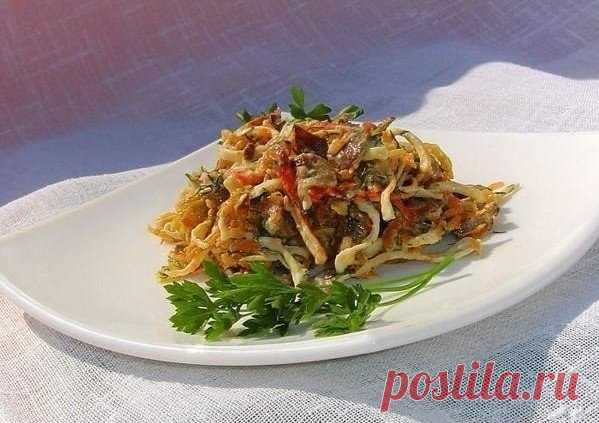 Вкуснейший салат с жареными крабовыми палочками «Необыкновенный» — Фактор Вкуса