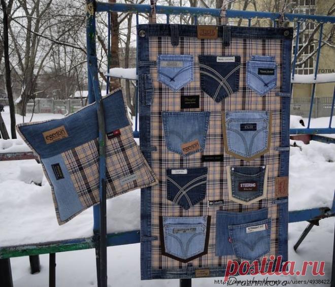 Джинсовая красота от мастериц-лоскутниц..