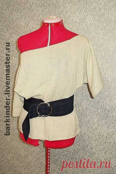 Вязаная кофточка &quot; Льняная&quot; - кофточка,вязаная кофточка,Летняя кофточка