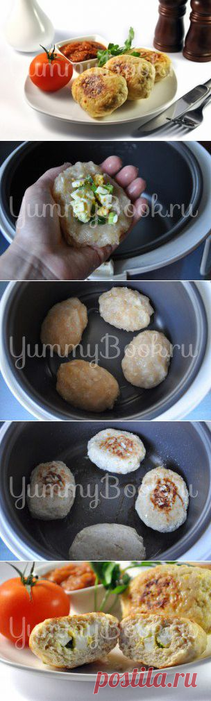 Зразы куриные с яйцом в мультиварке - пошаговый рецепт с фото