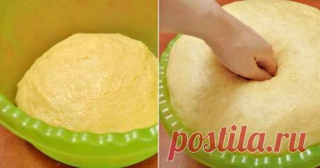 Пышное тесто «10-минутка»: нужно только замесить, даже не жди, пока проснутся дрожжи! — Домашняя кулинария