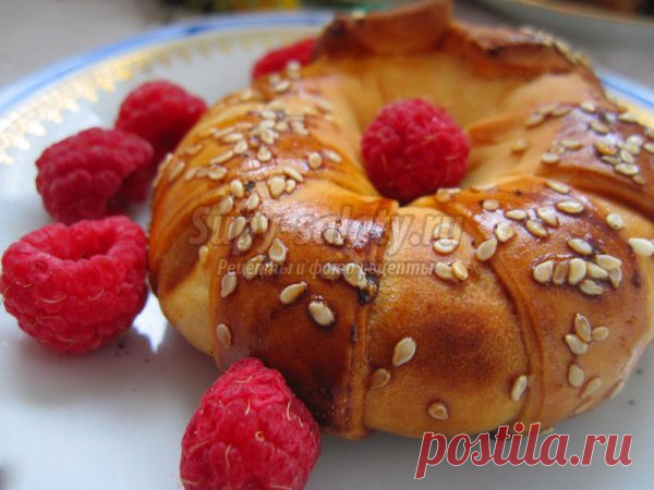 Малиновые колечки. Рецепт с пошаговыми фото