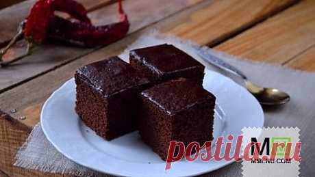 Острый шоколадный кекс - кулинарный рецепт. Миллион Меню