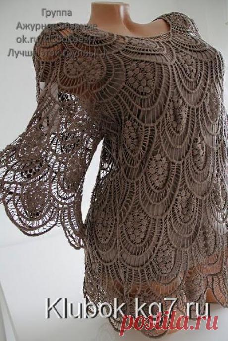 Восхитительная туника , Схема от Юлии Поповой | Клубок