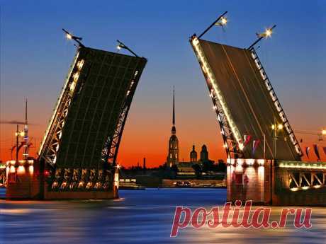 Разводные мосты. Санкт-Петербург