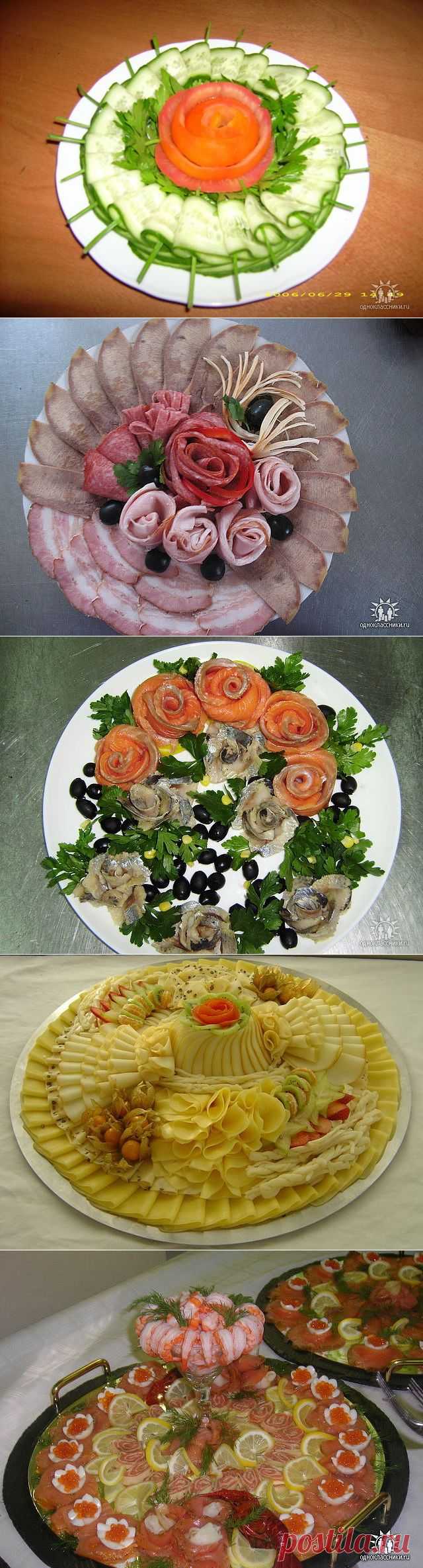 Нарезка на праздничный стол: 55 простых и красивых идей