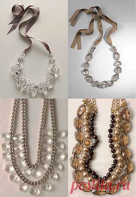 Bromeliad: DIY Wednesday: Easy Talbot's inspired necklace from your own stuff - Fashion and home decor DIY and inspiration