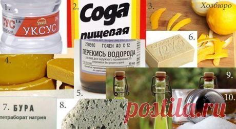 10 натуральных средств, которые могут заменить дорогую бытовую химию: | Женский журнал
