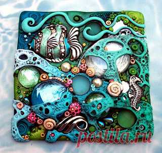 Coral Reef Suncatcher Tile | Flickr - Photo Sharing!