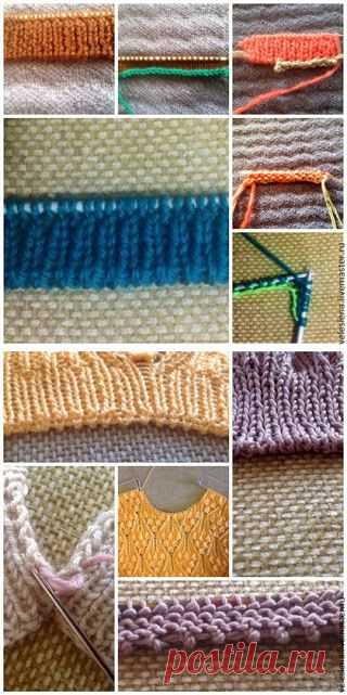 Knitting&Design: Итальянский набор петель - альтернатива.