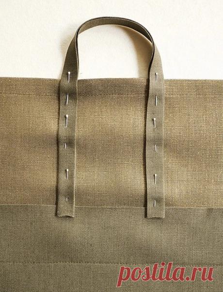 Большая сумка-тоут с удобными ручками: мастер-класс - Сам себе мастер - медиаплатформа МирТесен