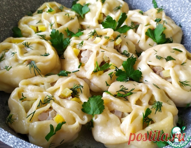 Сочные и ароматные манты без мантоварки – кулинарный рецепт