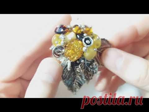 Мои работы с янтарём) My works with amber)