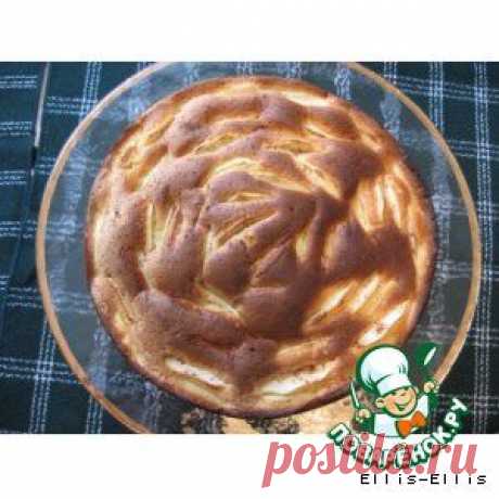 Шарлотка яблочная вертикальная - кулинарный рецепт