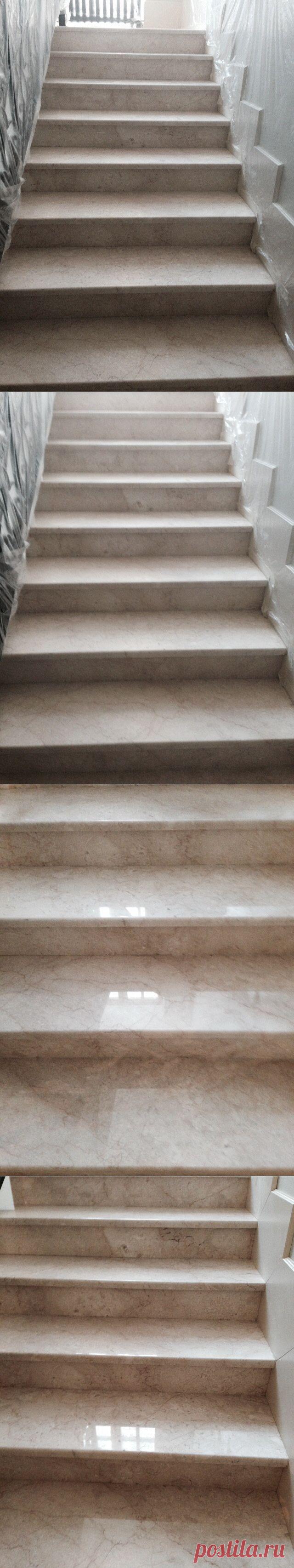 Полировка лестницы из мрамора
http://www.stone-groups.ru/portfolio/polirovka-lestnicy-iz-mramora