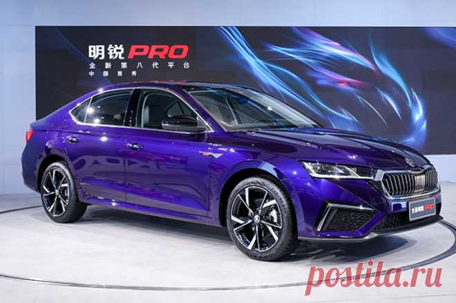 Почти лимузин. В Россию привезли Skoda Octavia Pro. Машина изготавливается в Китае и имеет увеличенную колесную базу.