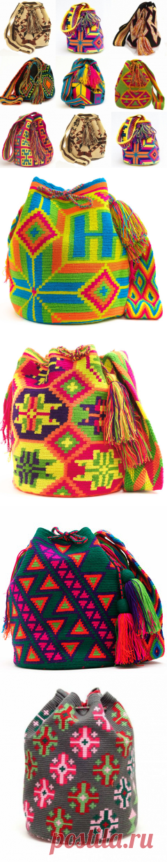 Этнические сумки ("Мочила" - сумка из Колумбии).