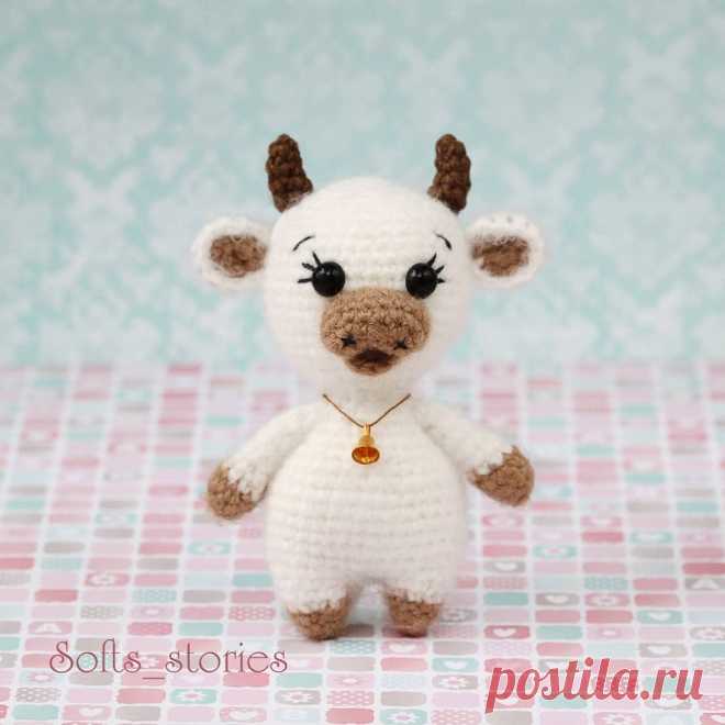 Вязаный бычок Фруня амигуруми | Hi Amigurumi