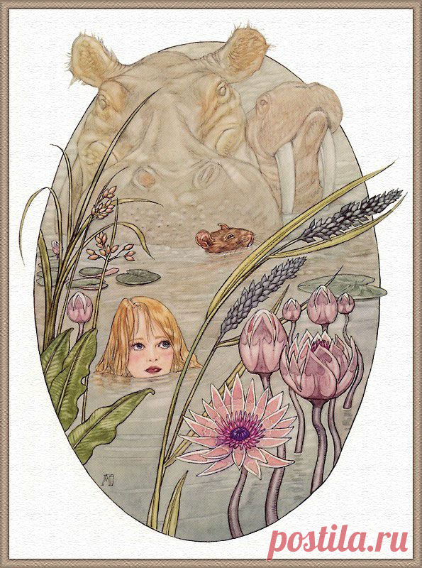 Alice in Wonderland by Angel Dominguez Алиса в стране чудес Энжел Домингес | Алиса в Стране Чудес