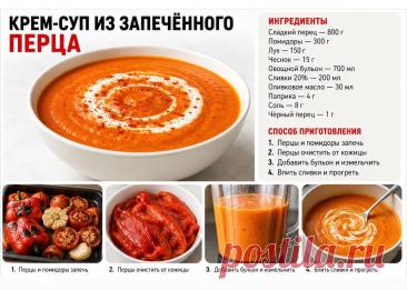 Крем-суп из запеченного перца