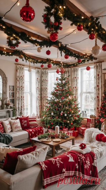 Как подготовить дом к Новому году: 5 шагов, которые создают атмосферу без лишнего декора | Litskevich Design | Дзен