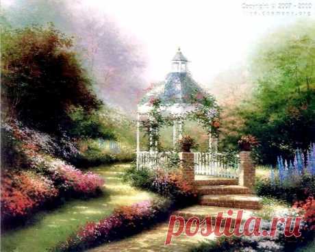живопись Thomas Kinkade - 69 фото. Фотографии Валентин Иванов.