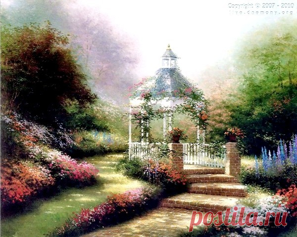 живопись Thomas Kinkade - 69 фото. Фотографии Валентин Иванов.
