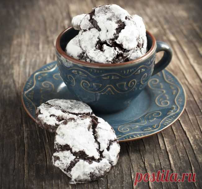 Печенье "Шоколадные трещинки" с чудесным трюфельно-шоколадным вкусом