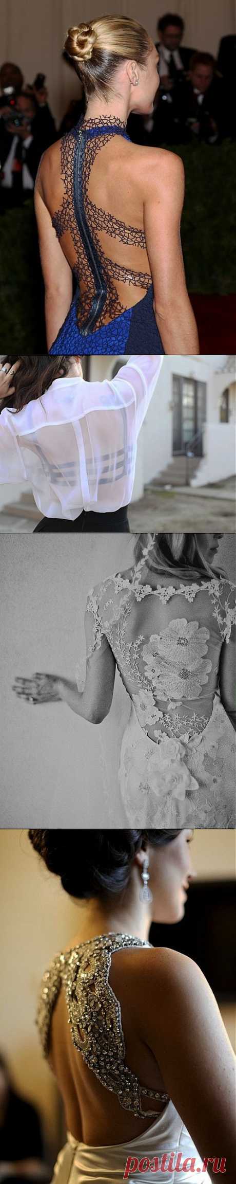 * Шикарные спинки нарядной одежды !   Фотоотчет !..