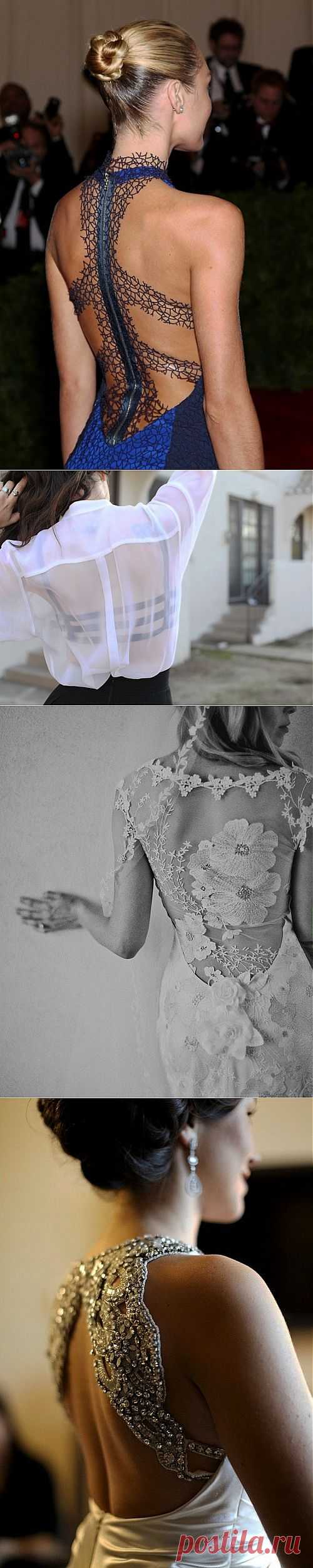 * Шикарные спинки нарядной одежды !   Фотоотчет !..