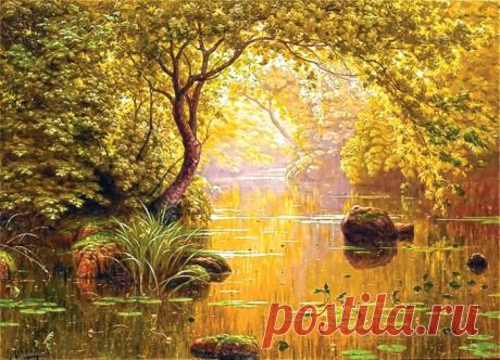 Французский художник Рене Шарль Эдмон Хис (Rene Charles Edmond His 1877 – 1955).