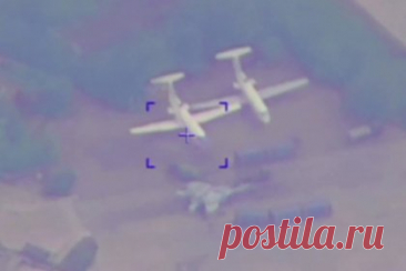 Уничтожение истребителя ВСУ на аэродроме сняли на видео