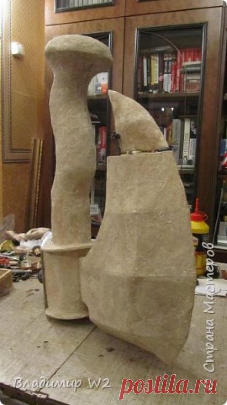 МК "Топор" папье-маше, набрать объёмную форму. | Страна Мастеров