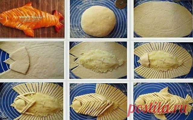 Выпечка: красивые узоры из теста | OK.RU