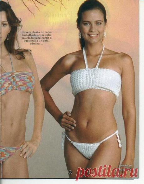 Белый купальник - Купальники - Вязание крючком -МАСТЕР-КЛАССЫ ПО РУКОДЕЛИЮ- Страна рукоделия