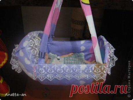 Люлька для куклы из пластиковой бутылки | Страна Мастеров