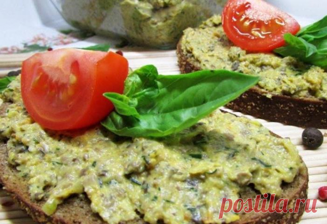 Кабачковая намазка на хлеб. Быстрая и очень вкусная закуска - мой муж в восторге