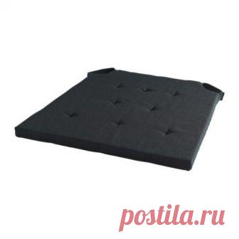 АДМЕТЕ | Подушка на стул |  Доставка товаров из IKEA | VAMDODOMA Пенополиуретан обеспечит оптимальную поддержку и комфорт.Застежки-липучки фиксируют подушку.Двустороннюю подушку можно переворачивать для равномерного износа.Можно стирать в машине.