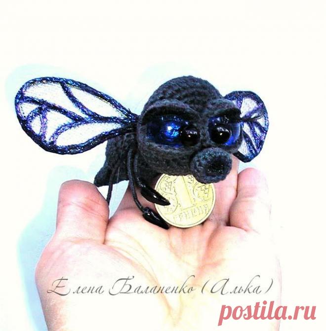 Муха ЖЖЖанна крючком. Амигуруми схемы и описания. Автор: Елена Баланенко (Алька) | IRINELY.ART