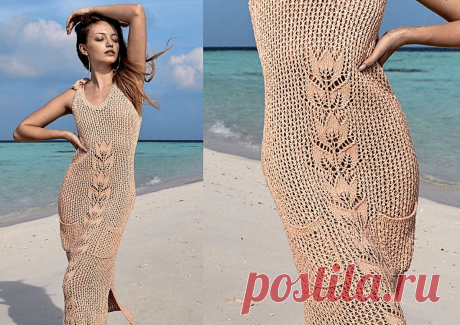 6 летних ажурных платьев спицами. С описанием и схемами | Paradosik_Handmade | Пульс Mail.ru Вязание платья спицами, пошаговый мастер-класс