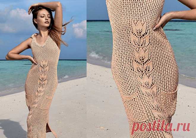 6 летних ажурных платьев спицами. С описанием и схемами | Paradosik_Handmade | Пульс Mail.ru Вязание платья спицами, пошаговый мастер-класс