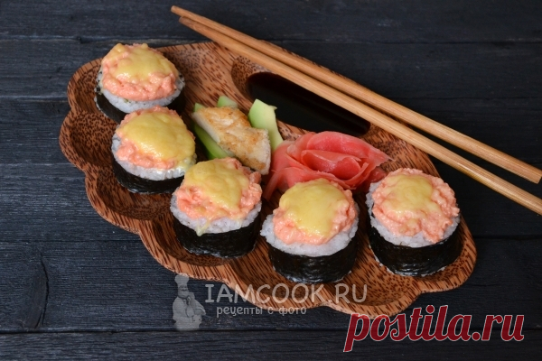 Запеченные роллы с курицей — рецепт с фото пошагово