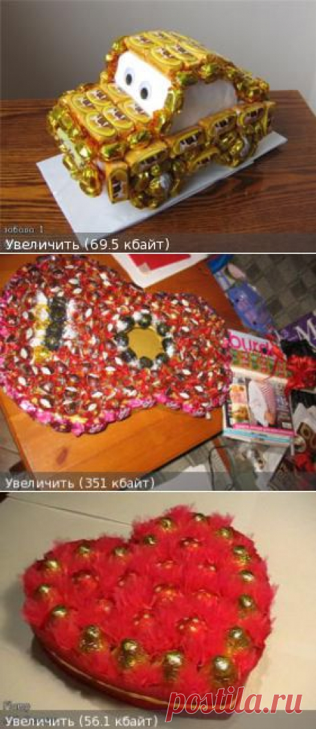 Букеты из конфет - Мастер классы