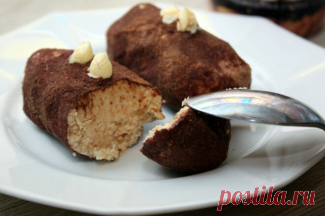Шоколадно-творожное пирожное с протеином, рецепт с фото — Вкусо.ру